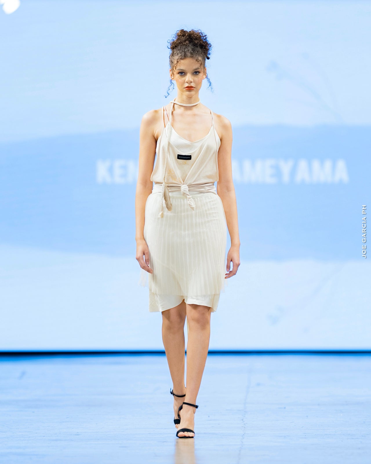Silk Makimono Layered Dress Three-Piece Set Kentaro Kameyama Silk Makimono Layered Dress Three-Piece Set Kentaro Kameyama