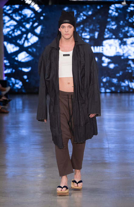 3D Raw-Edge Ball Jacket (long)