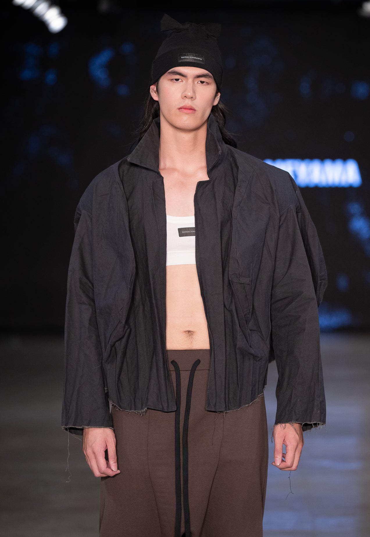 3D Raw-Edge Ball Jacket (short)