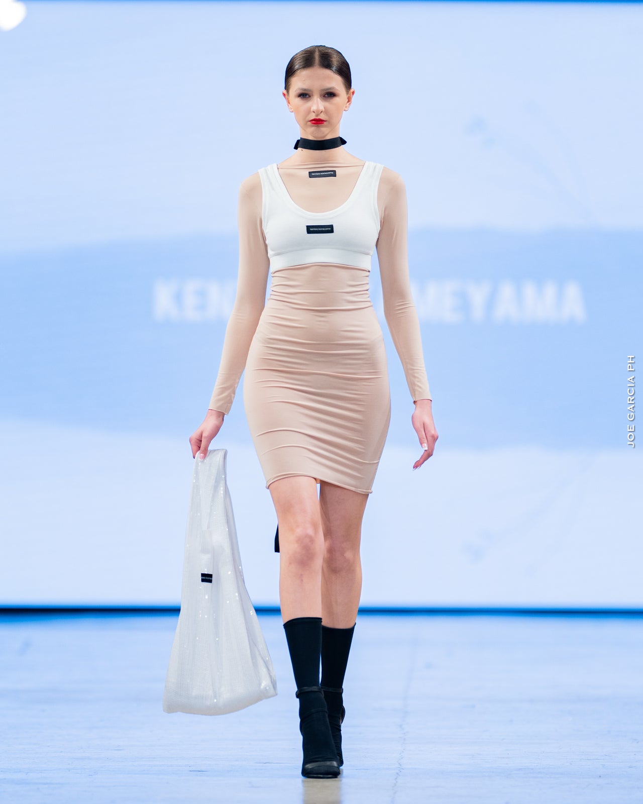 Knit Dress and Bra Two-Piece Set Knit Dress and Bra Two-Piece Set